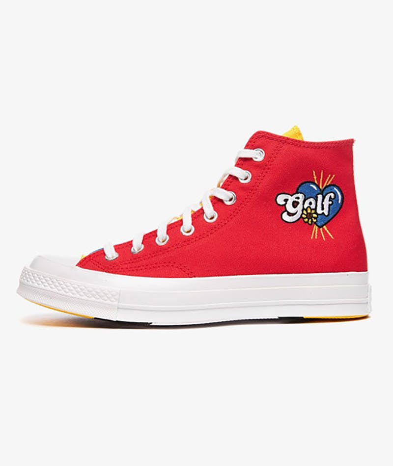 converse x golf wang chuck 70 hi tri panel blue